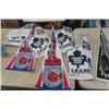 Image 2 : 18 Sports Pennants; Maple Leaf's, Buffalo Bills, Phillies, Islanders, Capitols - All New