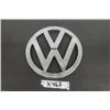 Image 1 : VW Bus Front Emblem - Has All Mounting Tabs 9 3/4" Wide - Chrome
