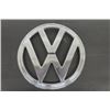 Image 2 : VW Bus Front Emblem - Has All Mounting Tabs 9 3/4" Wide - Chrome
