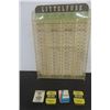 Image 2 : Plastic Little Fuse Counter Display GE Tubes Counter Display, 2 Ready Lite Battery Shaped Candles in