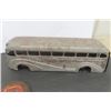 Image 2 : Pressed Steel 18" Greyhound Bus - for Restoration Includes (4) 4.5" Off Road Tires ( not for bus )