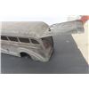 Image 3 : Pressed Steel 18" Greyhound Bus - for Restoration Includes (4) 4.5" Off Road Tires ( not for bus )