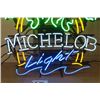 Image 5 : Michelob Light 4 Color Neon Sign with Palm Trees 25" x 28"