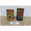 Image 1 : Hippo 1 Quart Paper Label Tin, Havoline 1 Quart Oil Tin