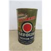 Image 4 : Hippo 1 Quart Paper Label Tin, Havoline 1 Quart Oil Tin
