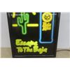 Image 3 : Baja Rosa Light Up Sign 13" x 21"