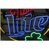 Image 4 : Miller Lite 4 Color Neon Sign - Works Well 25" x 30"