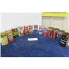 Image 1 : 13 Vintage Tin Soda Pop Tins; Pepsi, Coke, Wink, Root Beer plus more