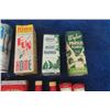 Image 3 : Household Product Tins; Maple Syrup, Wylers, Nabob, OXO, Blue Ribbon Spices, Blue Ribbon Playing Car