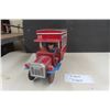 Image 3 : Pressed Tin Battery Operated Double Decker Bus - Modern Toys Japan 12" Long