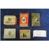 Image 1 : 5 Different Tobacco Tins + Pack ; Repeater, Half + Hals, Union Leader, Nizam, Army Club