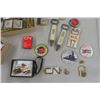 Image 5 : 3 Boxes of CN Railroad Matches, CN Brass Plates, Lapel Pins, Bottle Openers, Cuff Links plus more