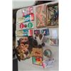 Image 1 : Christmas Lights in Box, Tinsel, Small Toys, Wind Up Bank