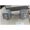 Image 3 : 40lb Dumbbell, Fuller Pliers Rack, Sign Display Stand 15" x 19" Display Area