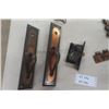 Image 3 : Vintage Door Hardware ; Handles, Hinges, Hanging Lamp Parts