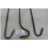 Image 3 : 3 Vintage Meat Hooks