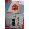 Image 3 : New Coca-Cola Table Lamp with Polar Bear in Box 17" Tall