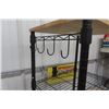 Image 4 : Small Mobile Kitchen Island/Stand on Casters