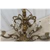 Image 2 : Brass Chandelier with Prisms