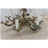 Image 3 : Brass Chandelier with Prisms
