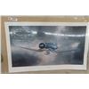 Image 1 : F4U Corsair Airplane Print by John Jonny 22" x 36"