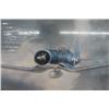 Image 2 : F4U Corsair Airplane Print by John Jonny 22" x 36"