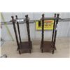 Image 1 : 2 Matching Stands 10" x 10" x 24"