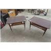 Image 1 : 2 End Tables 20" x 20" x 30"