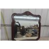Image 1 : Wooden Framed Mirror 36" x 38"