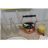 Image 2 : 7Up Crate, 2 Wishing Well Bottles, Tray, Copper Kettle plus more