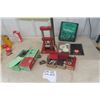 Image 1 : .222 Reload Die, .243 Win Reload Dies, .218 Reload Die, CH Reload Press, Red Wing Scale + Reload Boo