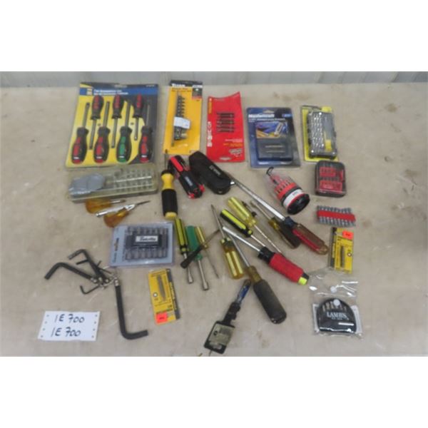 Screwdrivers, Bits, Hex Keys plus more