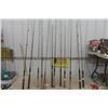 Image 1 : Lot of 12 New/ Used Fishing Rods - NO Reels