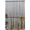Image 2 : Lot of 12 New/ Used Fishing Rods - NO Reels