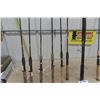 Image 2 : 12 New/Used Fishing Rods ; Berkley, Tebco, Vantage plus other