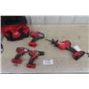 Image 1 : Milwaukee M18 Tool Kit in Bag - NO Charger ; 1/2" Drill, Impact Driver, Impact Wrench, Hackzall