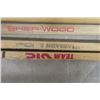 Image 5 : 3 Vintage Sherwood Wooden Hockey Sticks - 2 Right , 1 Straight , 1 Vic Wooden Left Stick