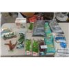 Image 1 : Several Bags of Fish Aquarium Rock, Fake Plants, Ornaments - All New in Package , with Extra Large C