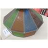 Image 2 : Hanging Stained Glass Lamp 18" Wide