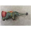 Image 3 : Several Vintage Pressed Tin Toys ; Dare Devil Duck, Animal Train with Box, Monkey Bank, Elephant Mod