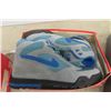 Image 5 : 3 Pairs of Runners in Box ; Nike Air Trainer Sz 9, Nike Caldera Sz 10, Saucony Sz 8