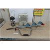 Image 1 : Ice Fishing Auger, Coleman 285 Lantern, Noma Portable Heater