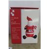 Image 2 : 4' Inflatable Moose + 4' Inflatable Santa - Both New in Box