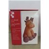 Image 3 : 4' Inflatable Moose + 4' Inflatable Santa - Both New in Box