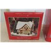 Image 2 : Simple Traditions by Dept 56 Heart + Hearth Tudor & Holiday Charm House - Both New in Boxes