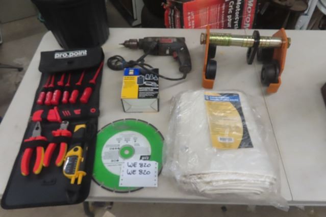 Powerfist 1 Ton Trolley, 6' x 8' Welding Blanket, 12V Inflator ...