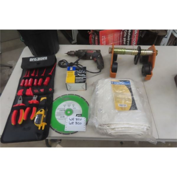 Powerfist 1 Ton Trolley, 6' x 8' Welding Blanket, 12V Inflator ...