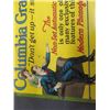Image 8 : Columbia Grafonola Tin Tacker Sign 17.5" x 23.5" LD Nelke Signs -USA - Beautiful Color + Graphics - 