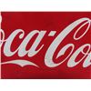 Image 4 : Iced Coca-Cola Here Porcelain Double Sided Flange Sign - P+M Canada 1949- a Few Touch Ups
