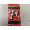 Image 3 : 7Up Tin? Sign 5.5" x 32"  - 5 7Up Logos Marked- Patten Signs